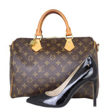 Louis Vuitton Speedy 30 Bandouliere Monogram Shoe