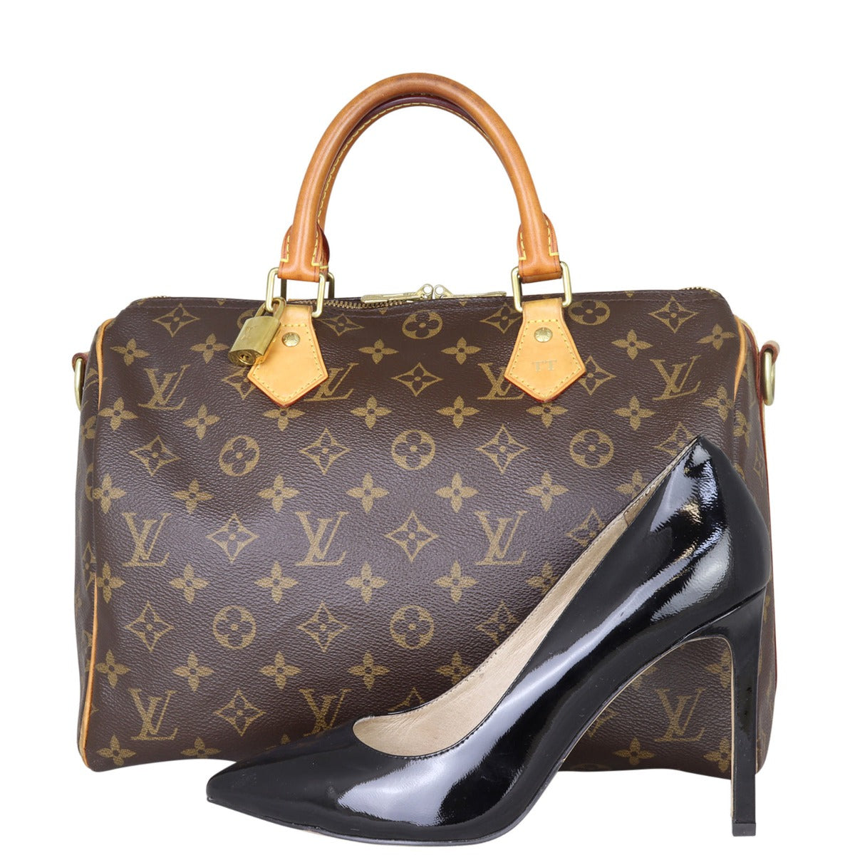 Louis Vuitton Speedy 30 Bandouliere Monogram Shoe