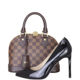 Louis Vuitton Alma BB Damier Ebene Shoe