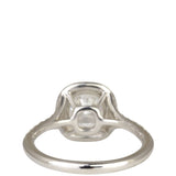 Tiffany & Co Soleste Cushion Cut Double Halo Ring Back