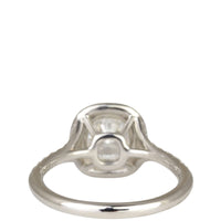 Tiffany & Co Soleste Cushion Cut Double Halo Ring Back