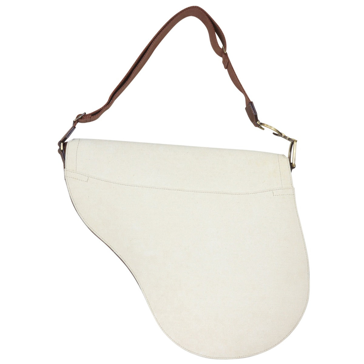 Dior Vintage Baudrier Saddle Bag Back