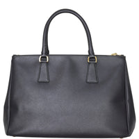Prada Saffiano Lux Galleria Double Zip Tote Medium Back