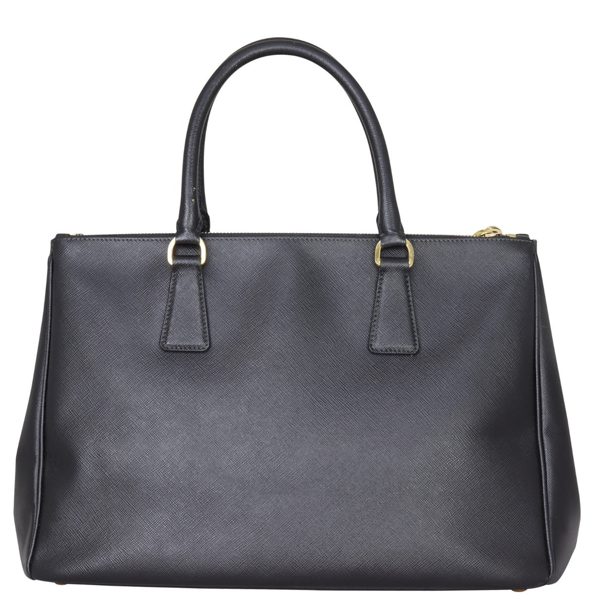 Prada Saffiano Lux Galleria Double Zip Tote Medium Back