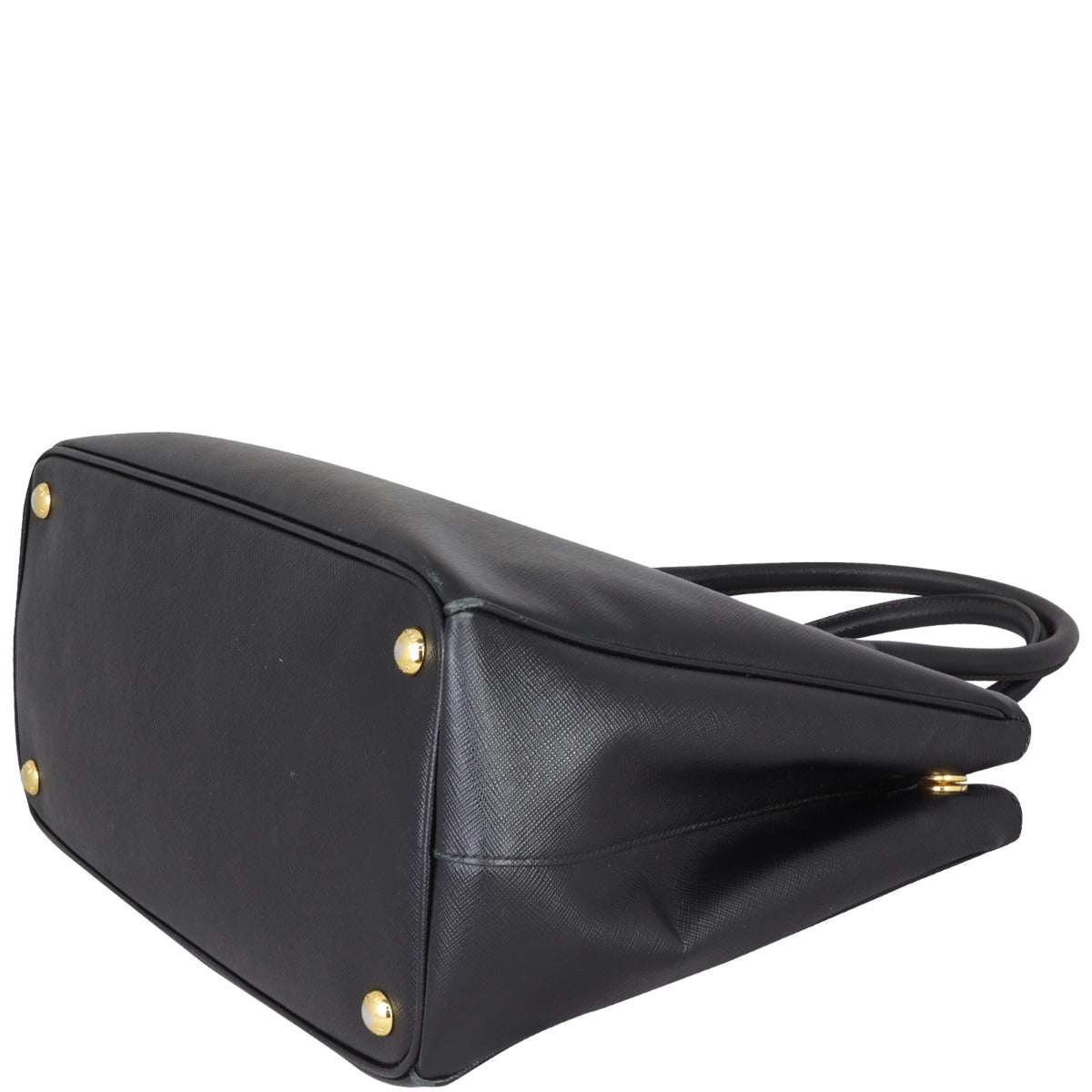 Prada Saffiano Lux Galleria Double Zip Tote Medium Corner Distance