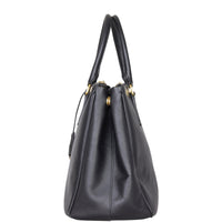 Prada Saffiano Lux Galleria Double Zip Tote Medium Side