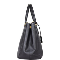 Prada Saffiano Lux Galleria Double Zip Tote Medium Side