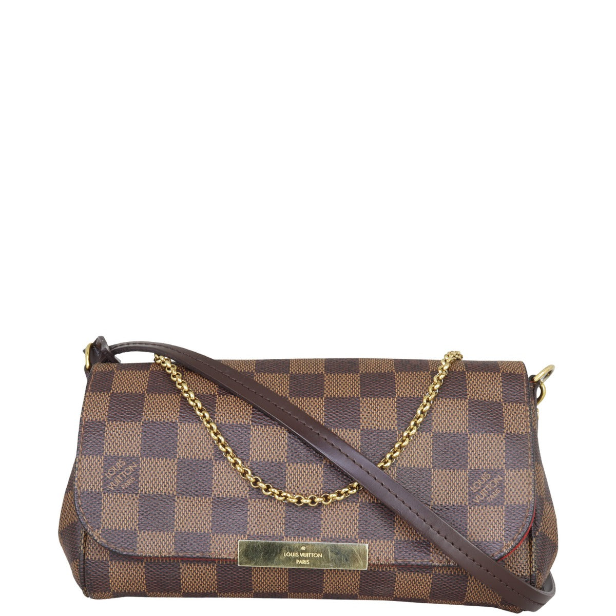 Louis Vuitton Favorite PM Damier Ebene Front with Strap