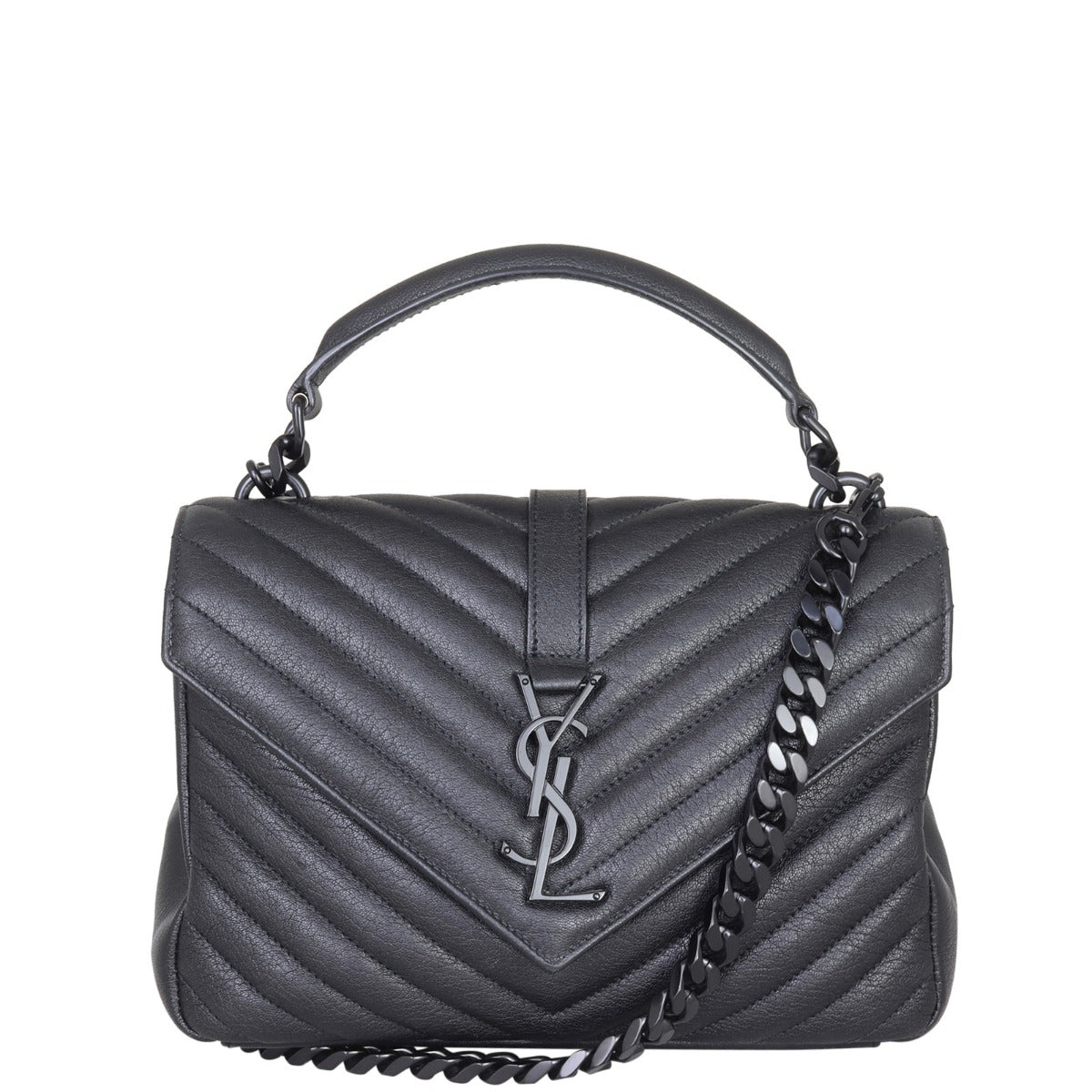 Saint Laurent College Medium Front with Strap