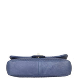 Chanel Surpique Chevron Single Flap Bag Base