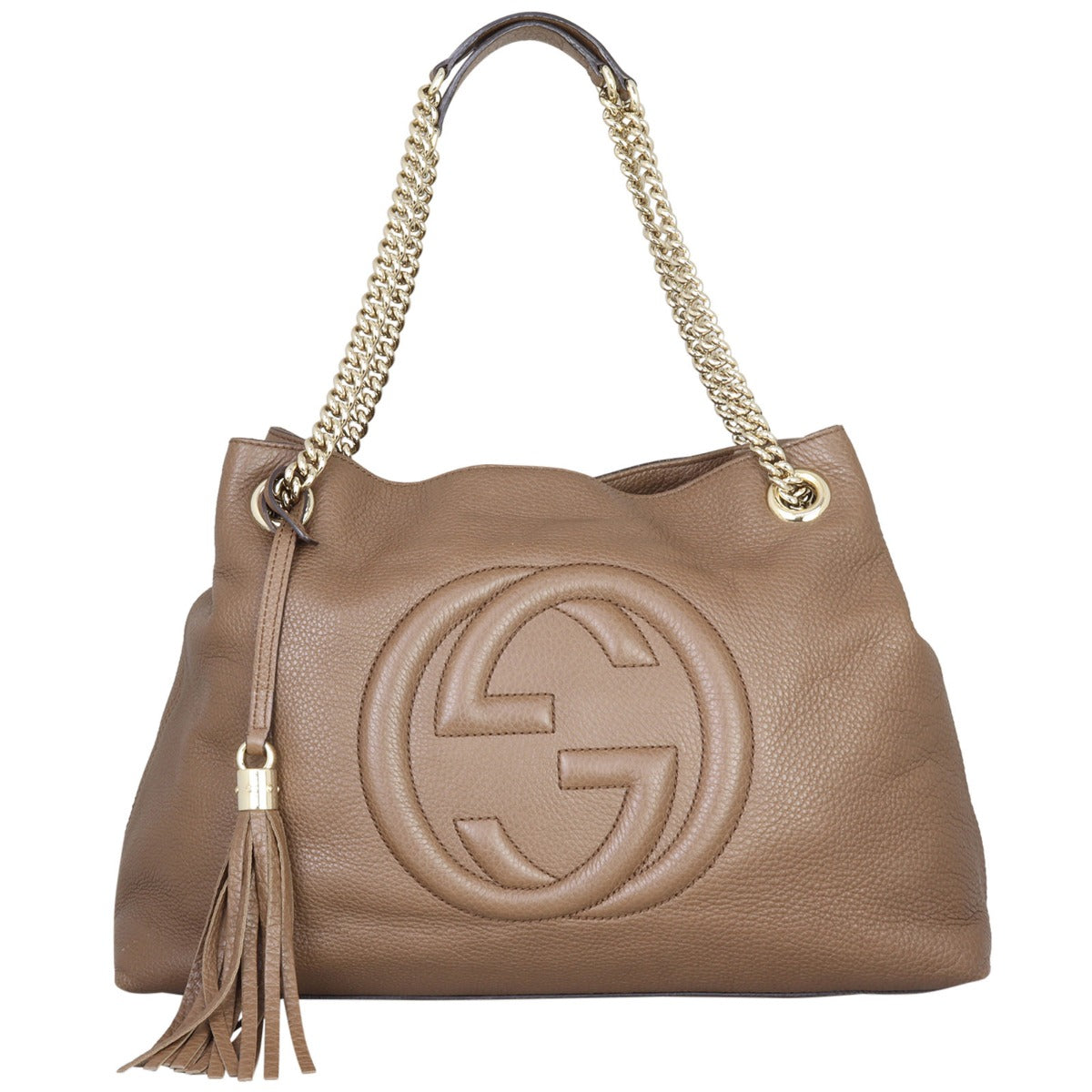 Gucci Soho Chain Shoulder Bag Medium Front