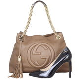 Gucci Soho Chain Shoulder Bag Medium Shoe
