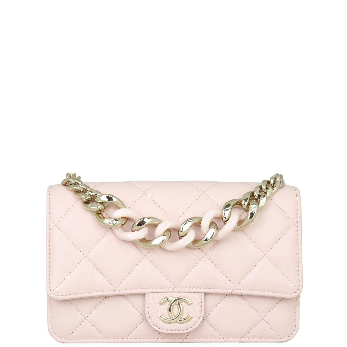 Chanel Plexi Wallet on Chain Front