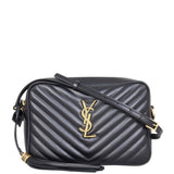 Saint Laurent Lou Camera Bag Front with strap