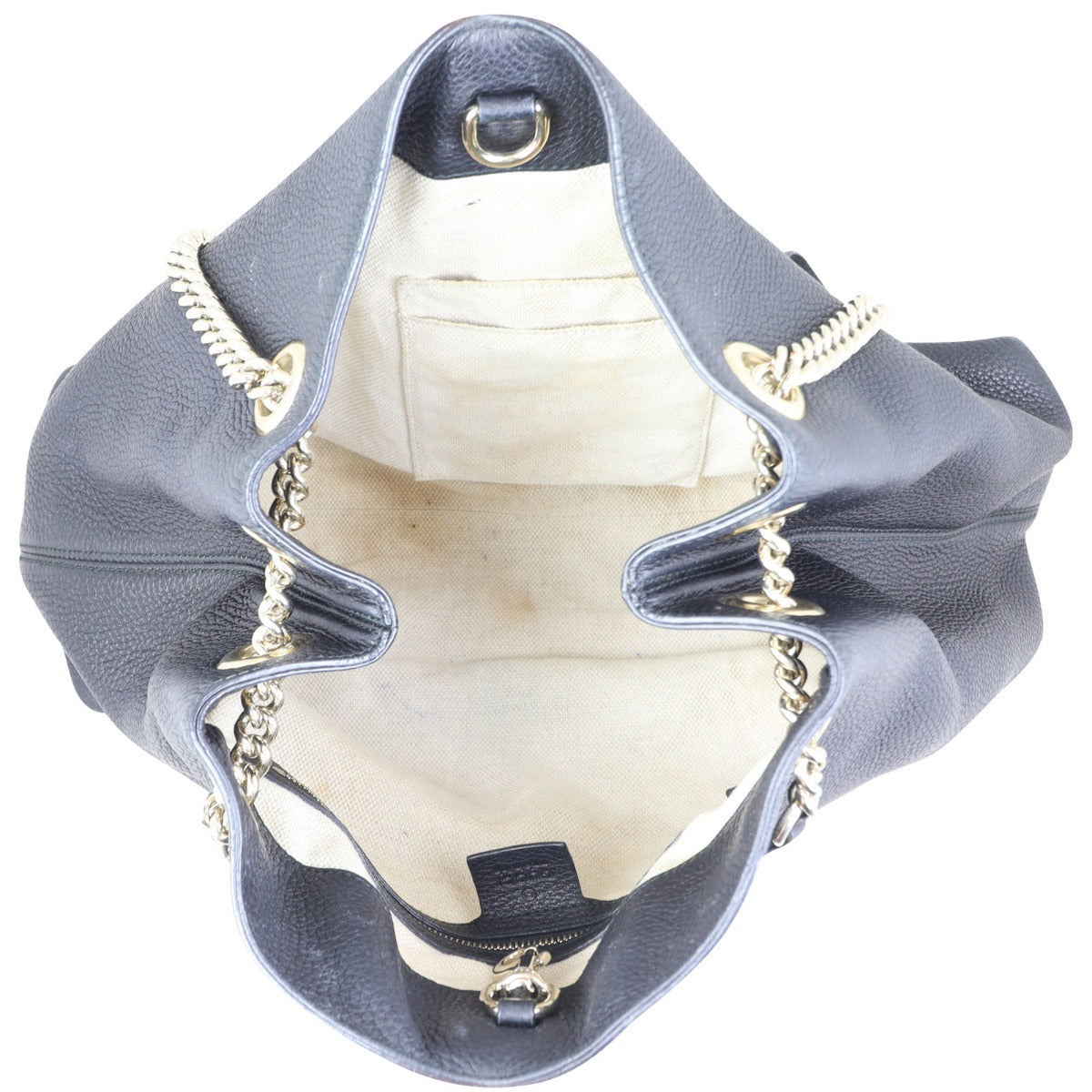 Gucci Soho Chain Shoulder Bag Medium Interior