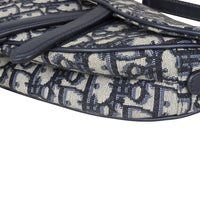 Dior Saddle Bag Mini Oblique Corner Closeup