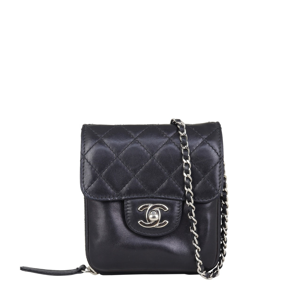 Chanel Mini Pouch Bag Front with Strap