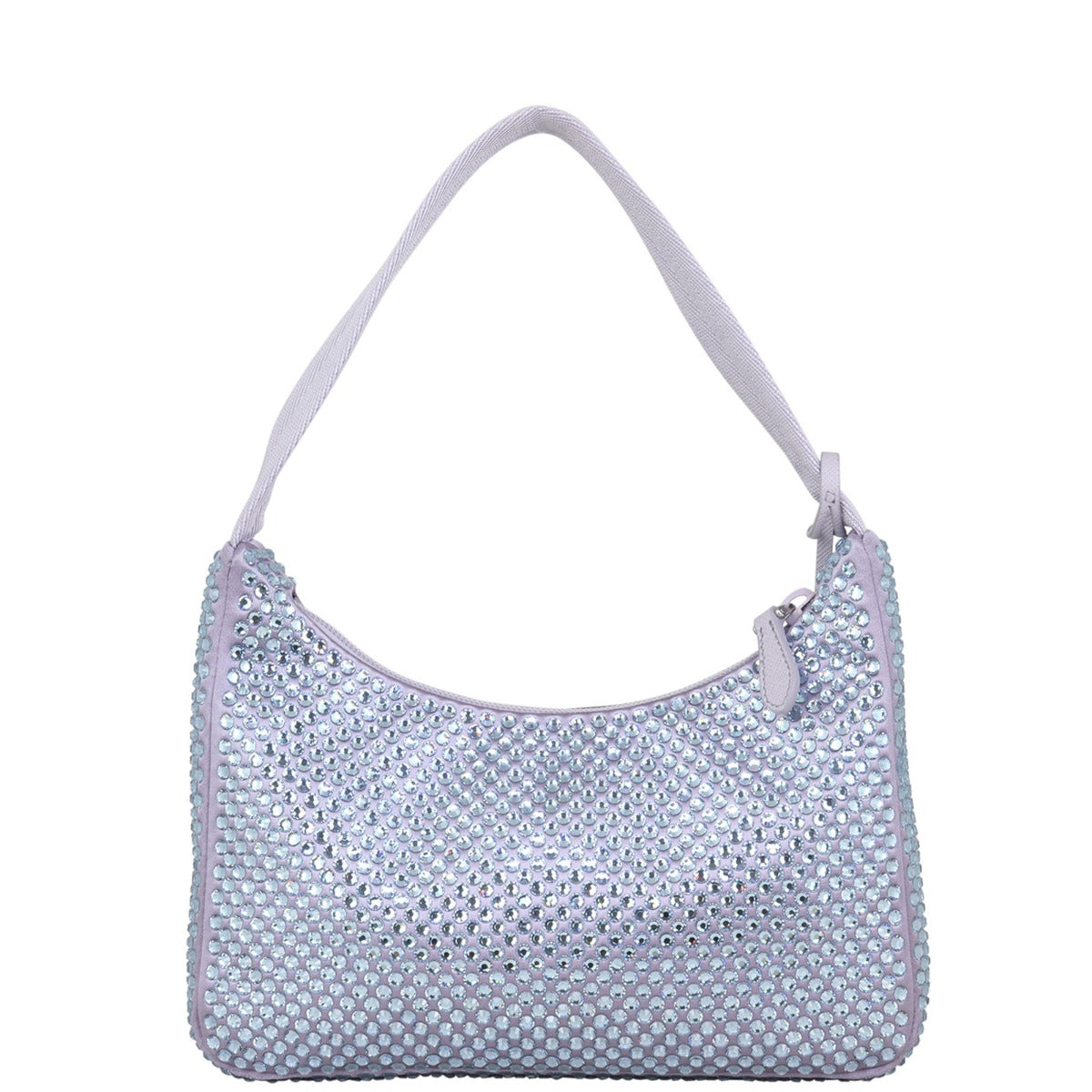Prada Re-Edition 2000 Satin Crystal Mini Bag Back
