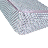 Prada Re-Edition 2000 Satin Crystal Mini Bag Corner Closeup