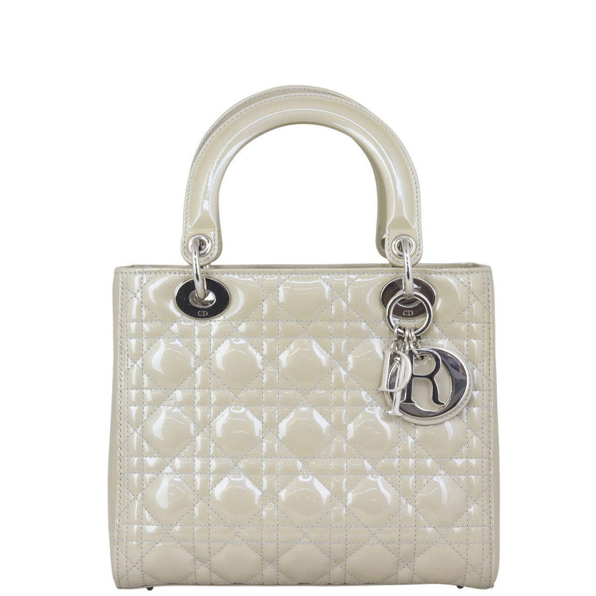 Dior Lady Dior Medium Patent Front