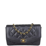 Chanel Diana Flap Bag Front with Strap
