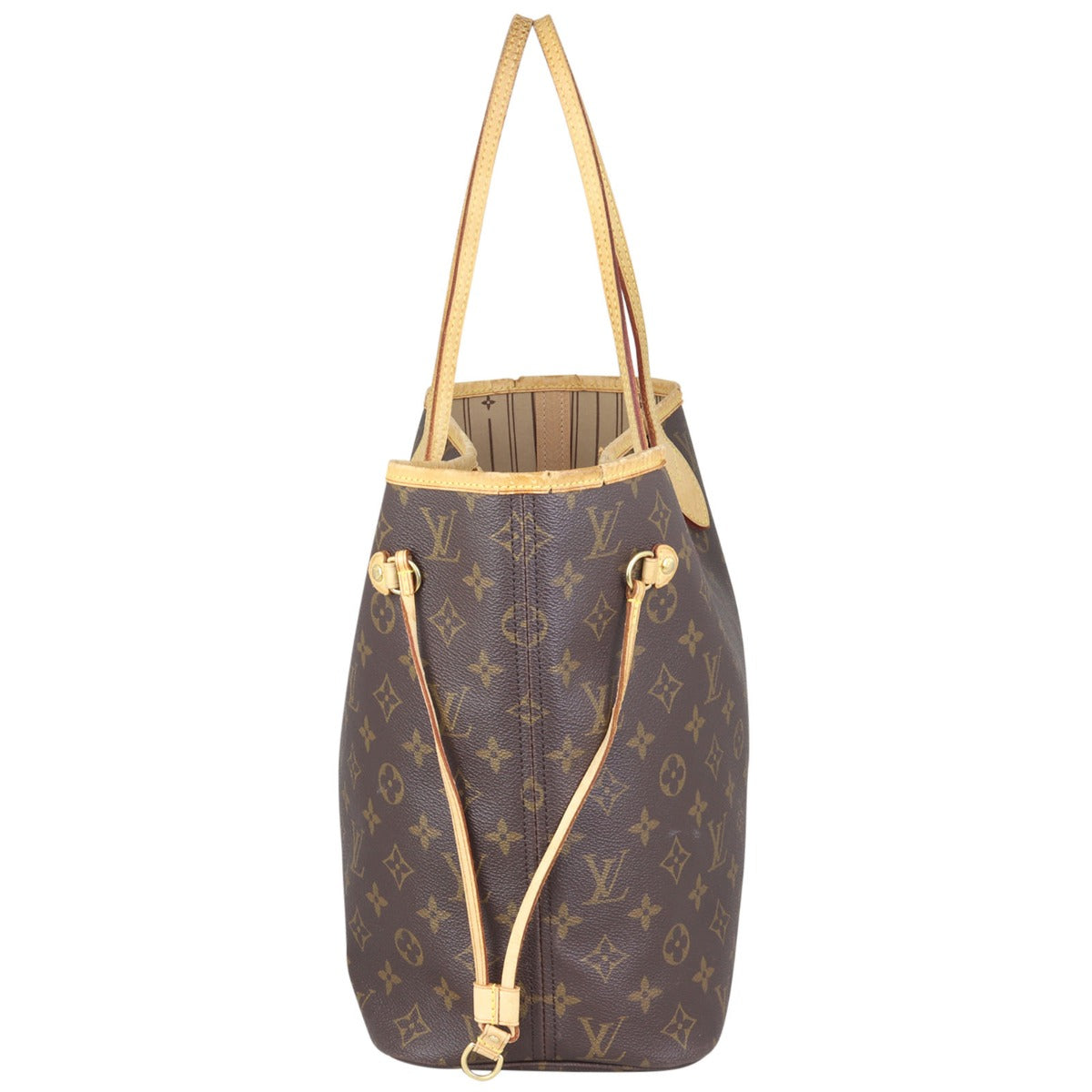 Louis Vuitton Neverfull MM Monogram Side