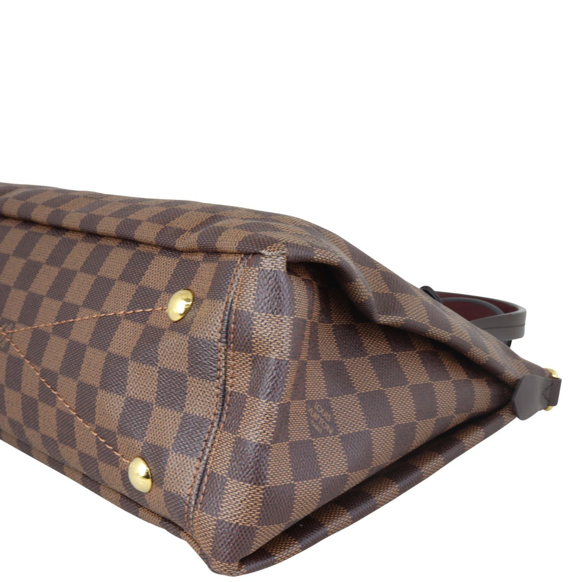 Louis Vuitton Lymington Damier Ebene Corner Closeup