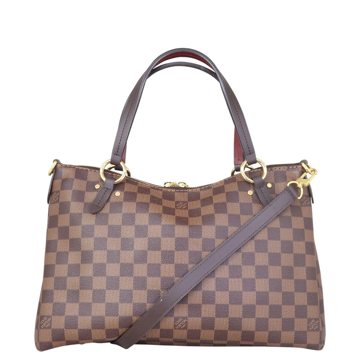 Louis Vuitton Lymington Damier Ebene Front with Strap