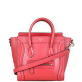 Celine Nano Luggage Tote Front with Strap