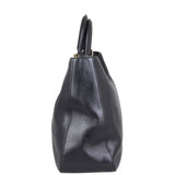 Fendi FF Leather Tote Side