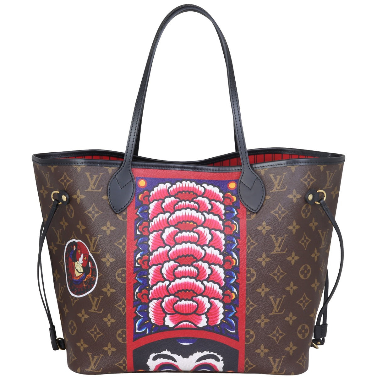 Louis Vuitton Neverfull MM Monogram Kabuki Back