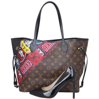 Louis Vuitton Neverfull MM Monogram Kabuki Shoe