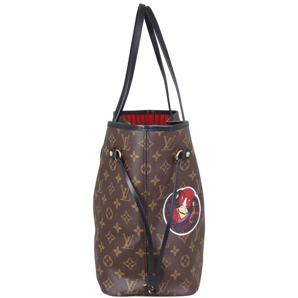 Louis Vuitton Neverfull MM Monogram Kabuki Side