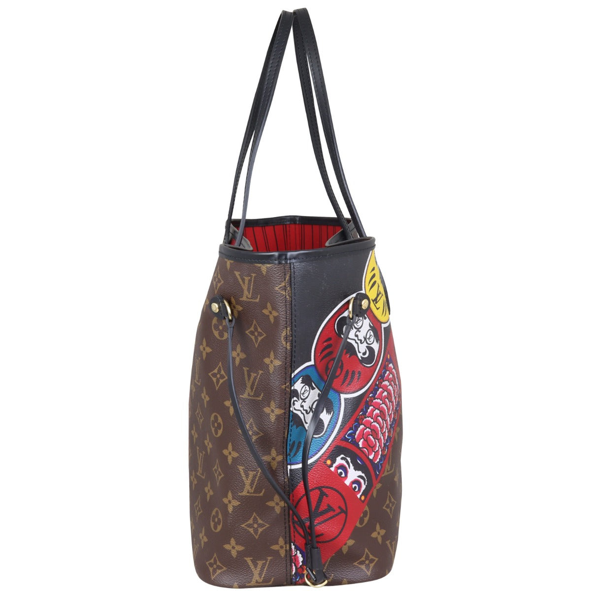 Louis Vuitton Neverfull MM Monogram Kabuki Side