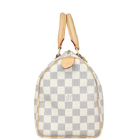 Louis Vuitton Speedy 25 Damier Azur Side