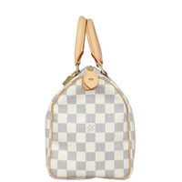 Louis Vuitton Speedy 25 Damier Azur Side