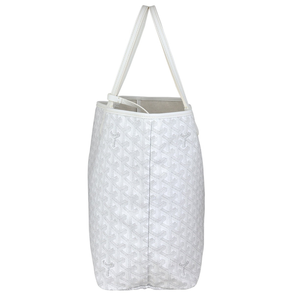 Goyard St Louis PM Goyardine (white) Side