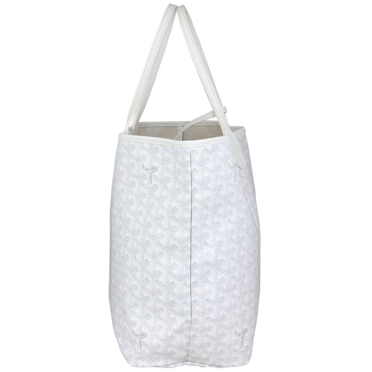 Goyard St Louis PM Goyardine (white) Side