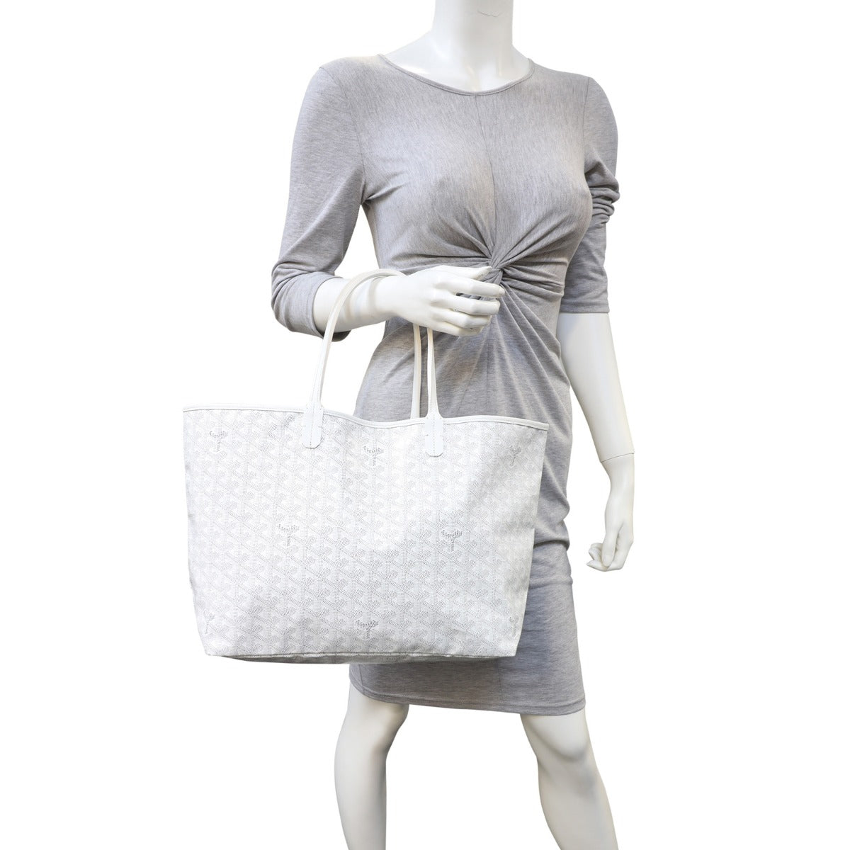 Goyard St Louis PM Goyardine (white) Mannequin