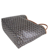 Goyard St Louis PM Goyardine (black/tan) Corner Distance