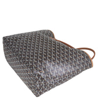 Goyard St Louis PM Goyardine (black/tan) Corner Distance