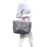 Goyard St Louis PM Goyardine (black/tan) Mannequin