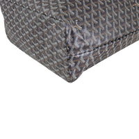 Goyard St Louis PM Goyardine (black/tan) Corner Closeup