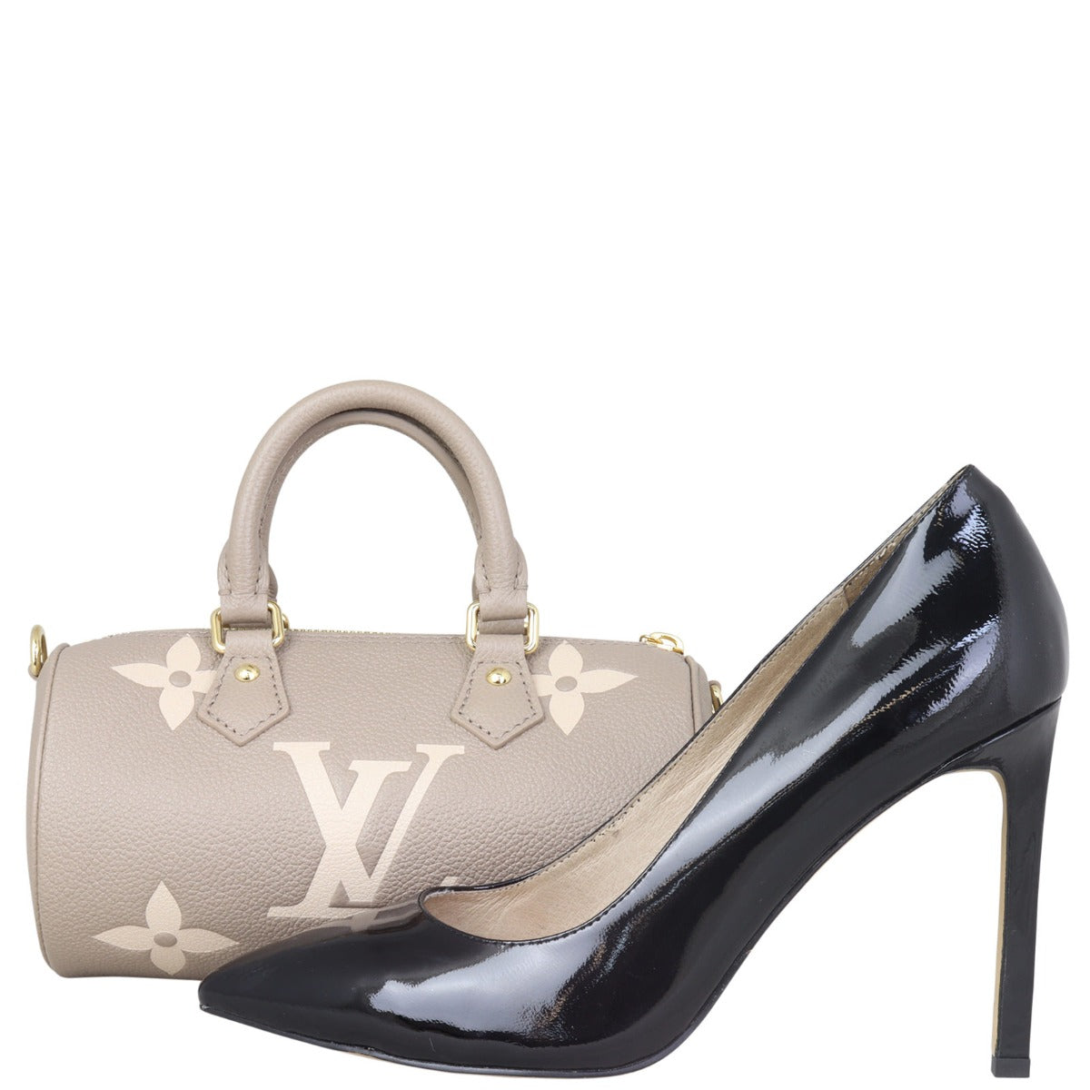 Louis Vuitton Papillon BB Monogram Empreinte Bicolour Shoe