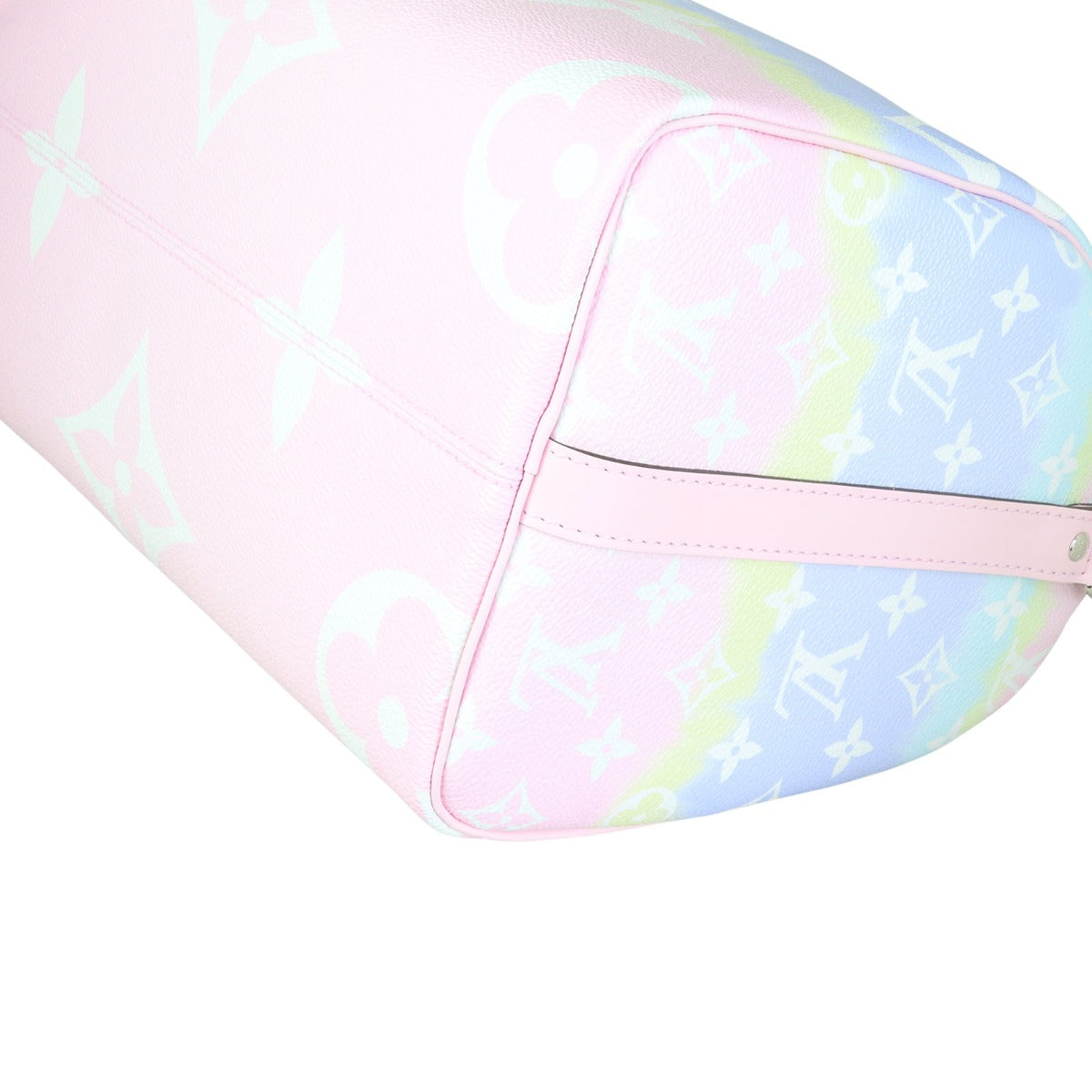 Louis Vuitton Speedy 30 Bandouliere Monogram Escale Corner Closeup