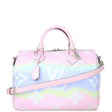 Louis Vuitton Speedy 30 Bandouliere Monogram Escale Front with Strap