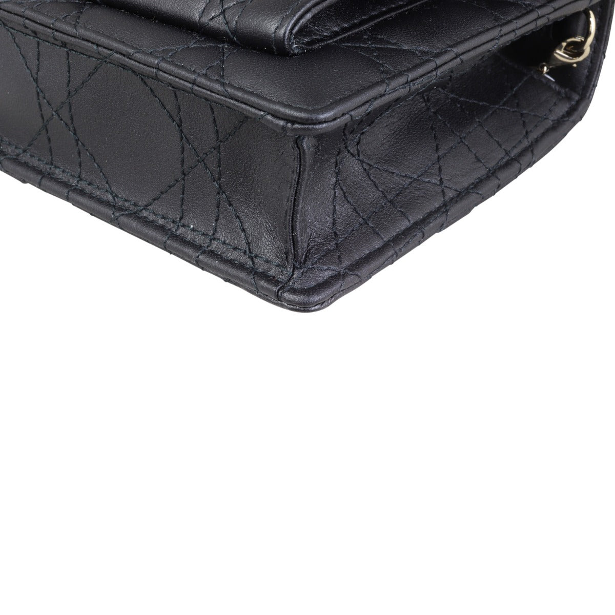 Dior Lady Dior Chain Pouch Corner Closeup