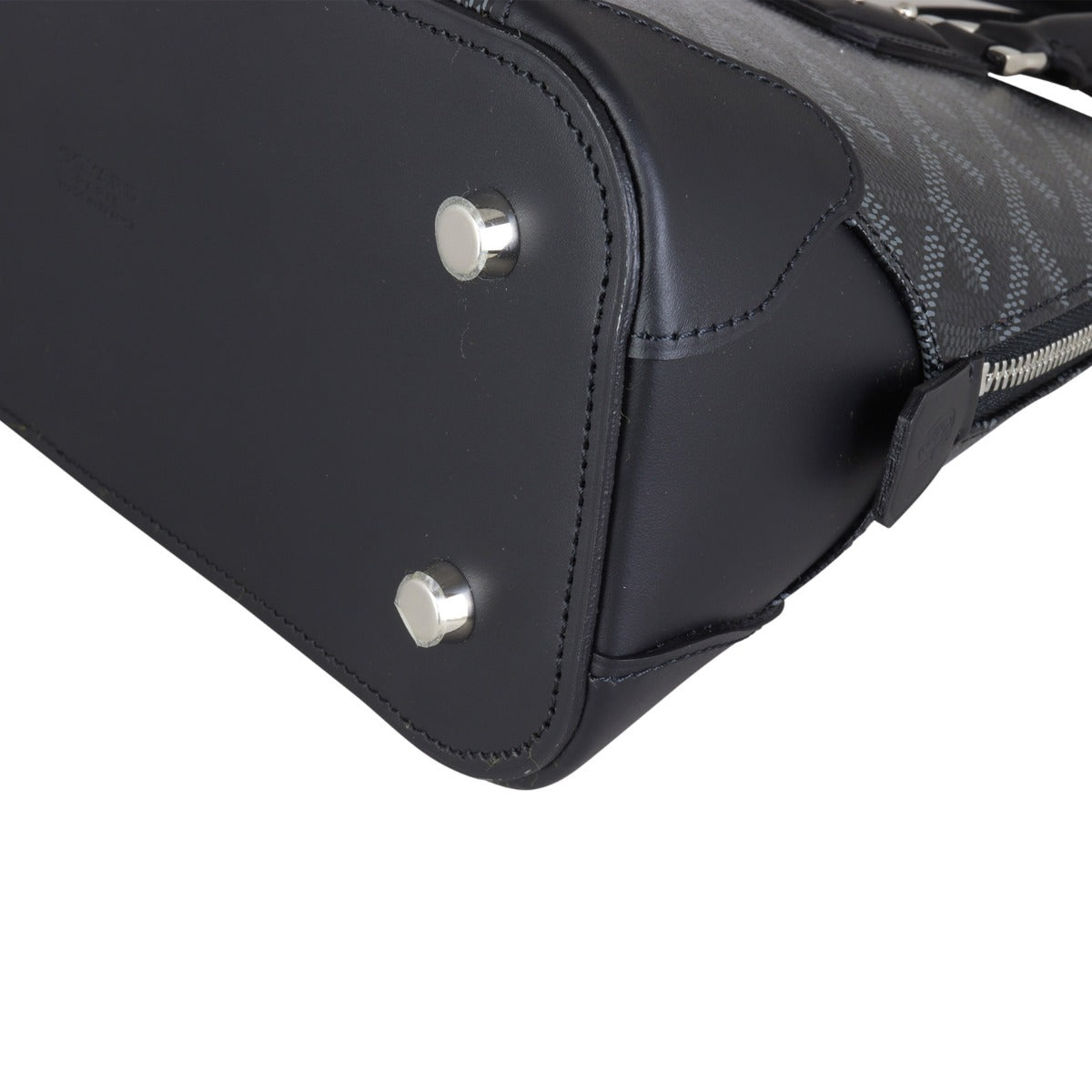 Goyard Vendome Mini Limited Edition Jet Black Corner Closeup