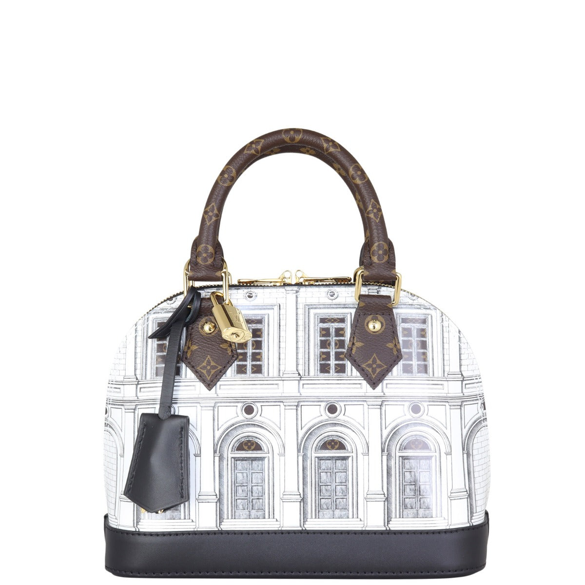 Louis Vuitton x Fornasetti Alma BB Architettura Front