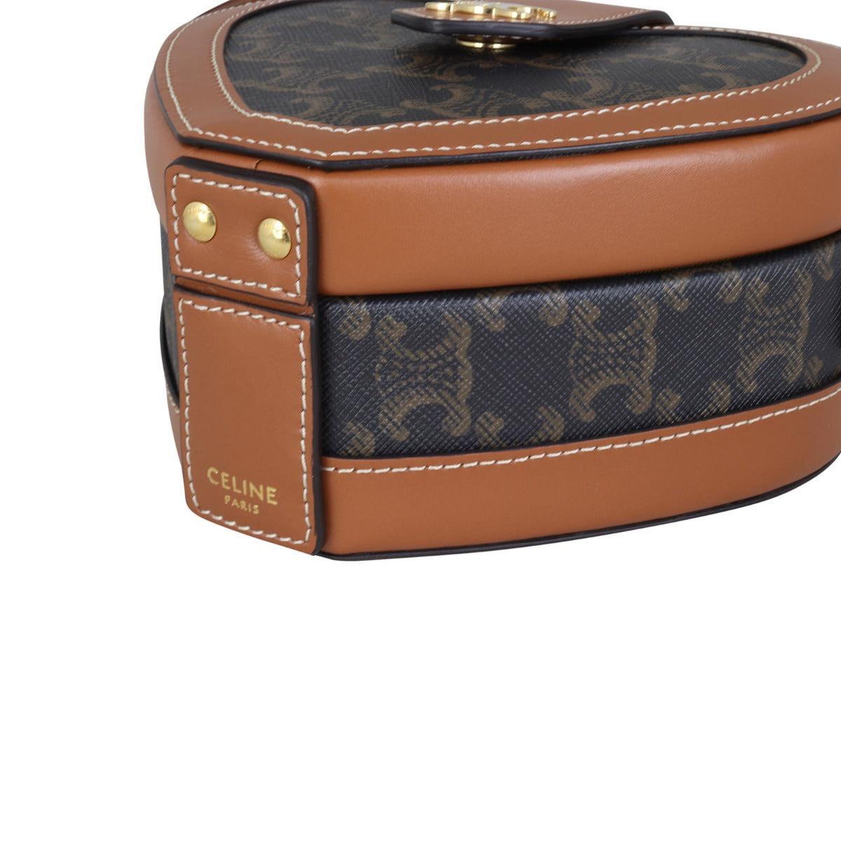 Celine Tambour Heart Crossbody Corner Closeup